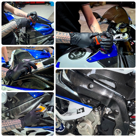 Motor detailing in de buurt Desselgem, West-Vlaanderen